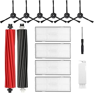 Roborock S8 / S8+ / S8 Pro Ultra — gummiborstar + filter