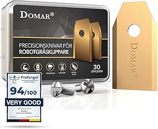 Domar 30-pack förstärkta robotgräsklipparblad