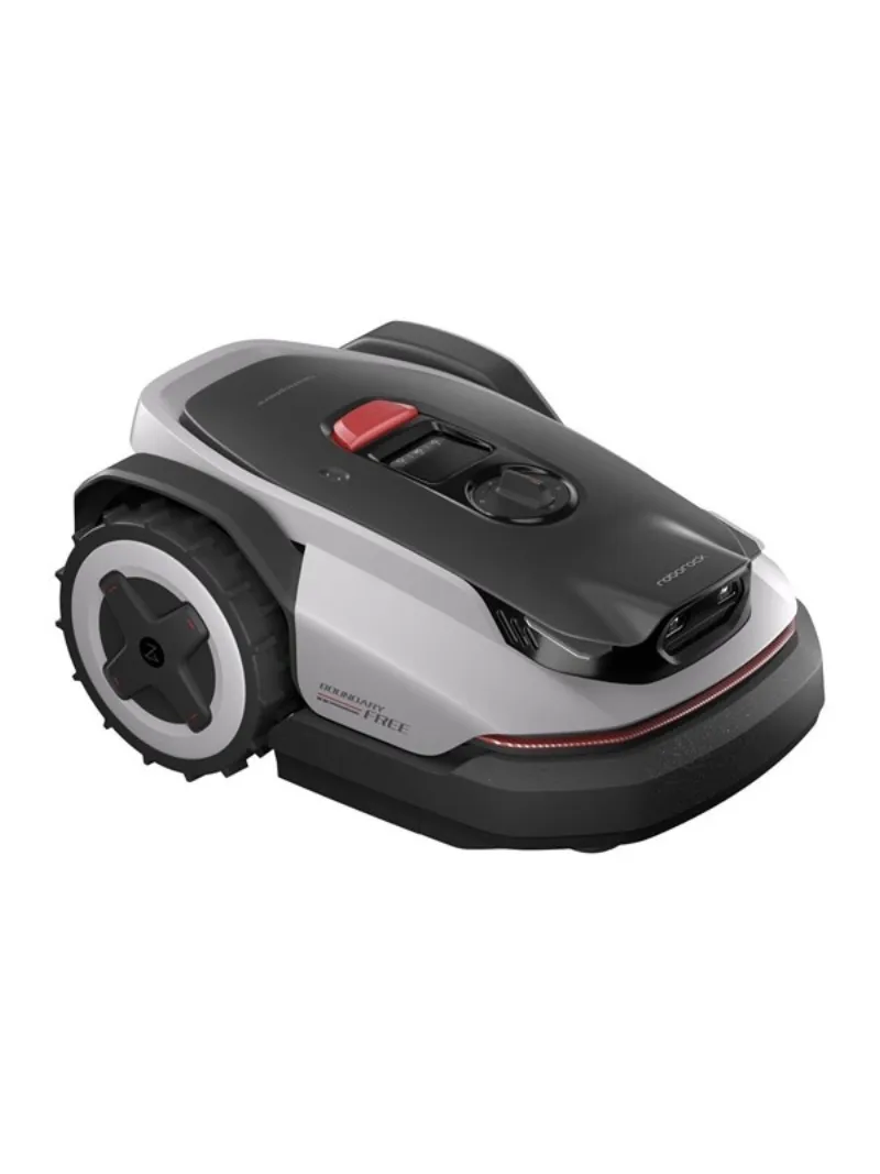 Roborock RockNeo Q110 robotgräsklippare i ljusgrått och svart